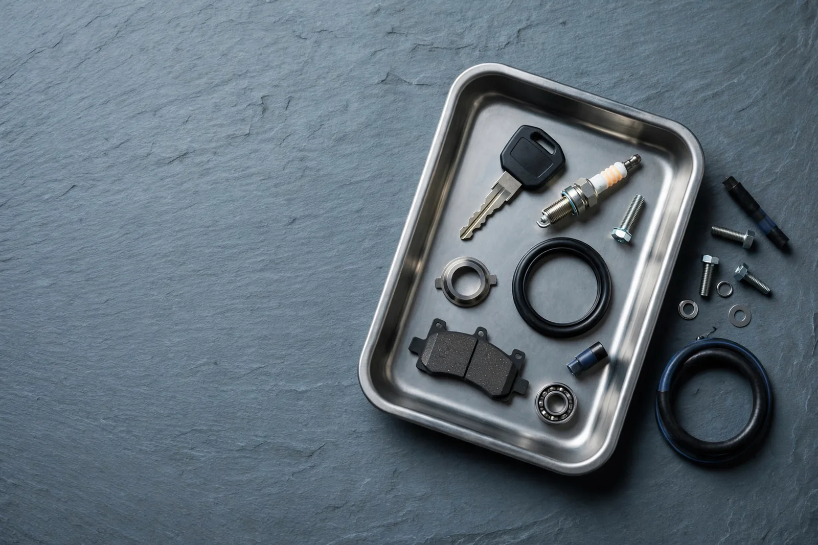 Motorcycle service planning components